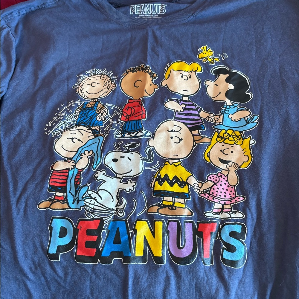 Peanuts Blue Short Sleeve Tee